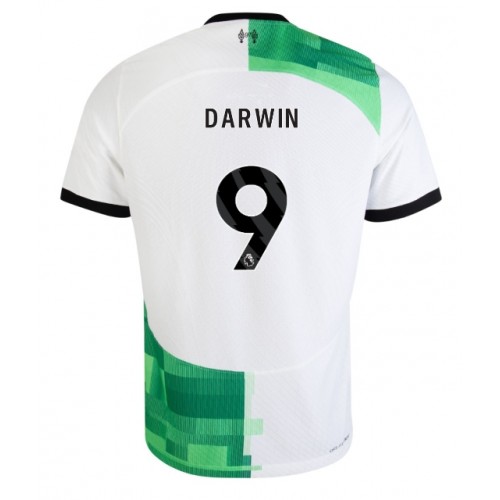 Pánský Fotbalový dres Liverpool Darwin Nunez #9 2023-24 Venkovní Krátký Rukáv